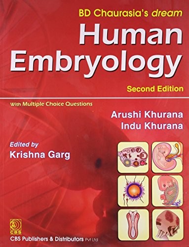 Cover of BD Chaurasia’s Dream Human Embryology 2nd edition