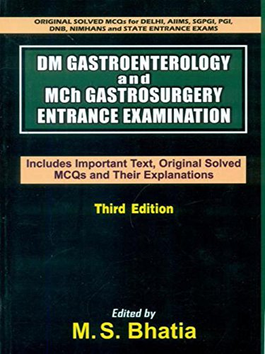 Cover of DM Gastroenterology and Mch Gastrosurgery Entrance Examination