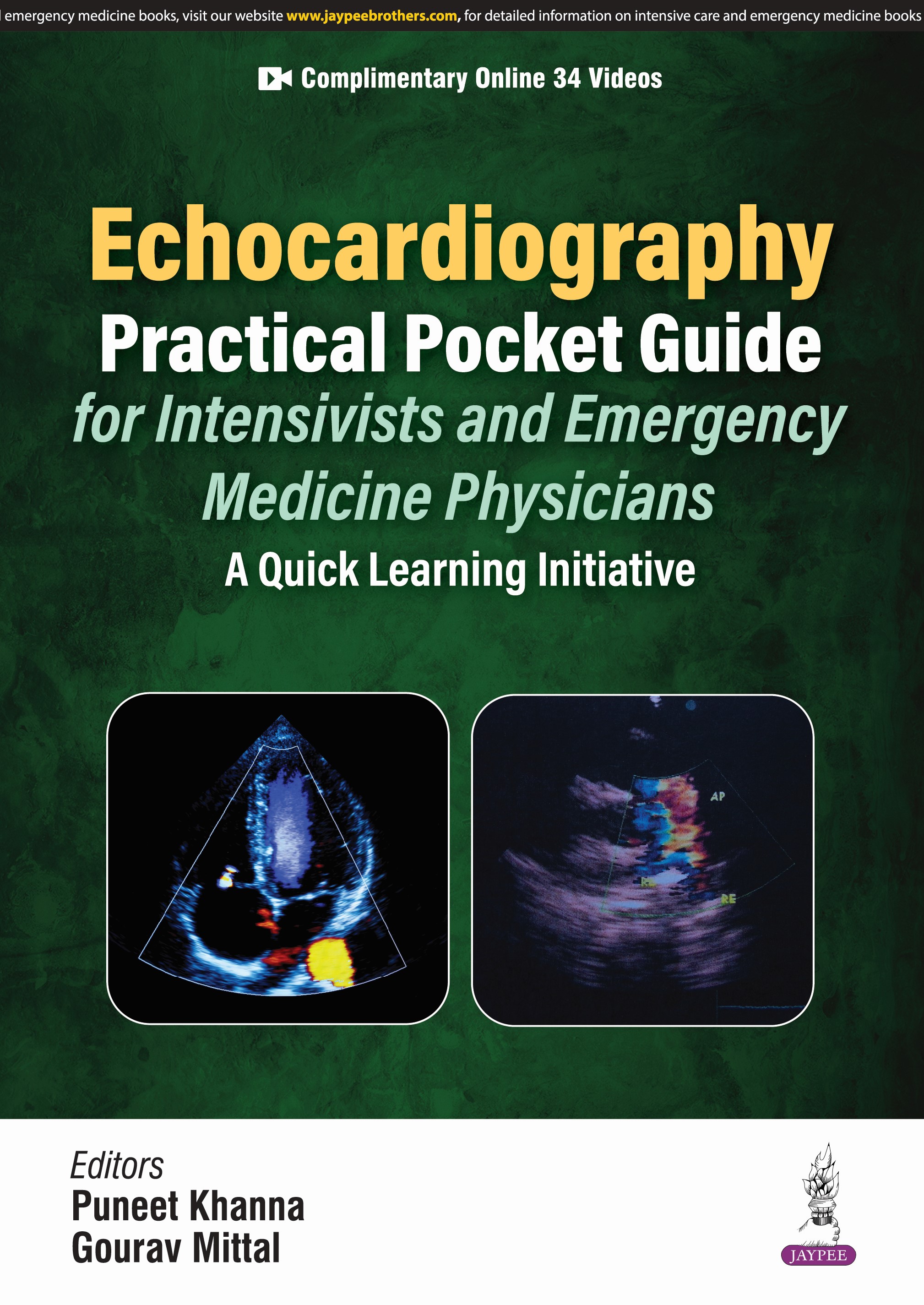 ECHOCARDIOGRAPHY PRACTICAL POCKET GUIDE FOR INTENSIVISTS AND EMERGENCY MEDICINE PHYSICIANS