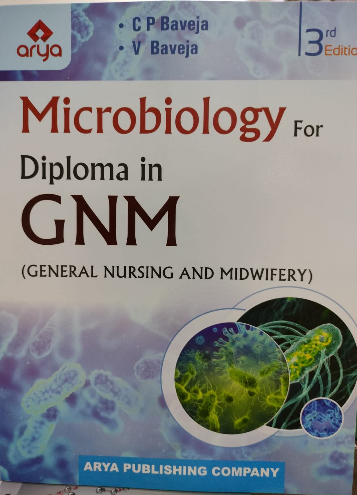 Cover of Microbiology for Diploma in GNM (General Nursing and Midwifery) 3RD EDITION 2022