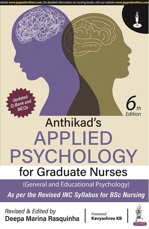 Cover of ANTHIKAD’S APPLIED PSYCHOLOGY FOR GRADUATE NURSES (GENERAL AND EDUCATIONAL PSYCHOLOGY) 6TH EDITION 2023