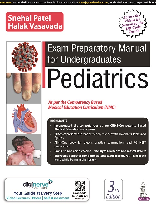 EXAM PREPARATORY MANUAL FOR UNDERGRADUATES PEDIATRICS 3RD EDITION 2022