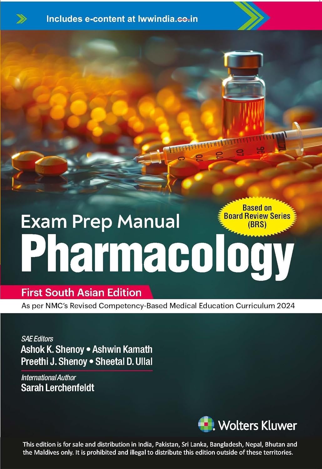 Exam Prep Maual Pharmacology With Access Code (Sae) (Pb 2024) Adaptation From 7Ed