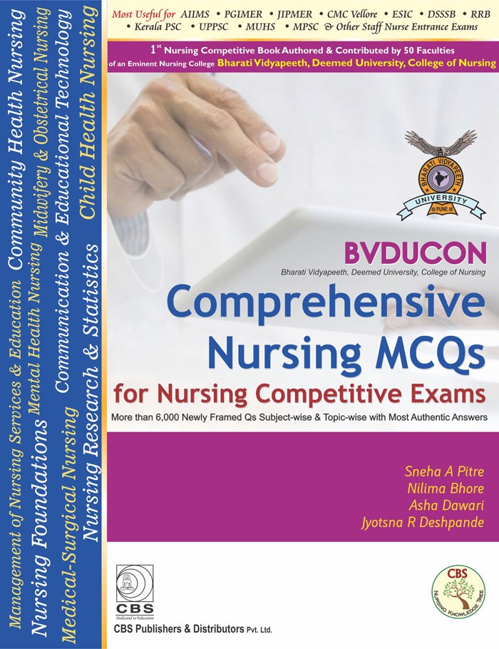 Cover of BVDUCON-Comprehensive Nursing MCQs For Nursing Competitive Exam