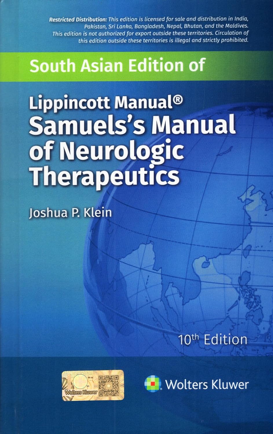 Lippincott Manual Samuelss Manual Of Neurologic Therapeutics 10Ed (Sae) (Hb 2026)