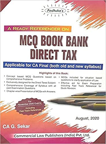 Mcq Book Bank Direct Tax (Old & New Syllabus)