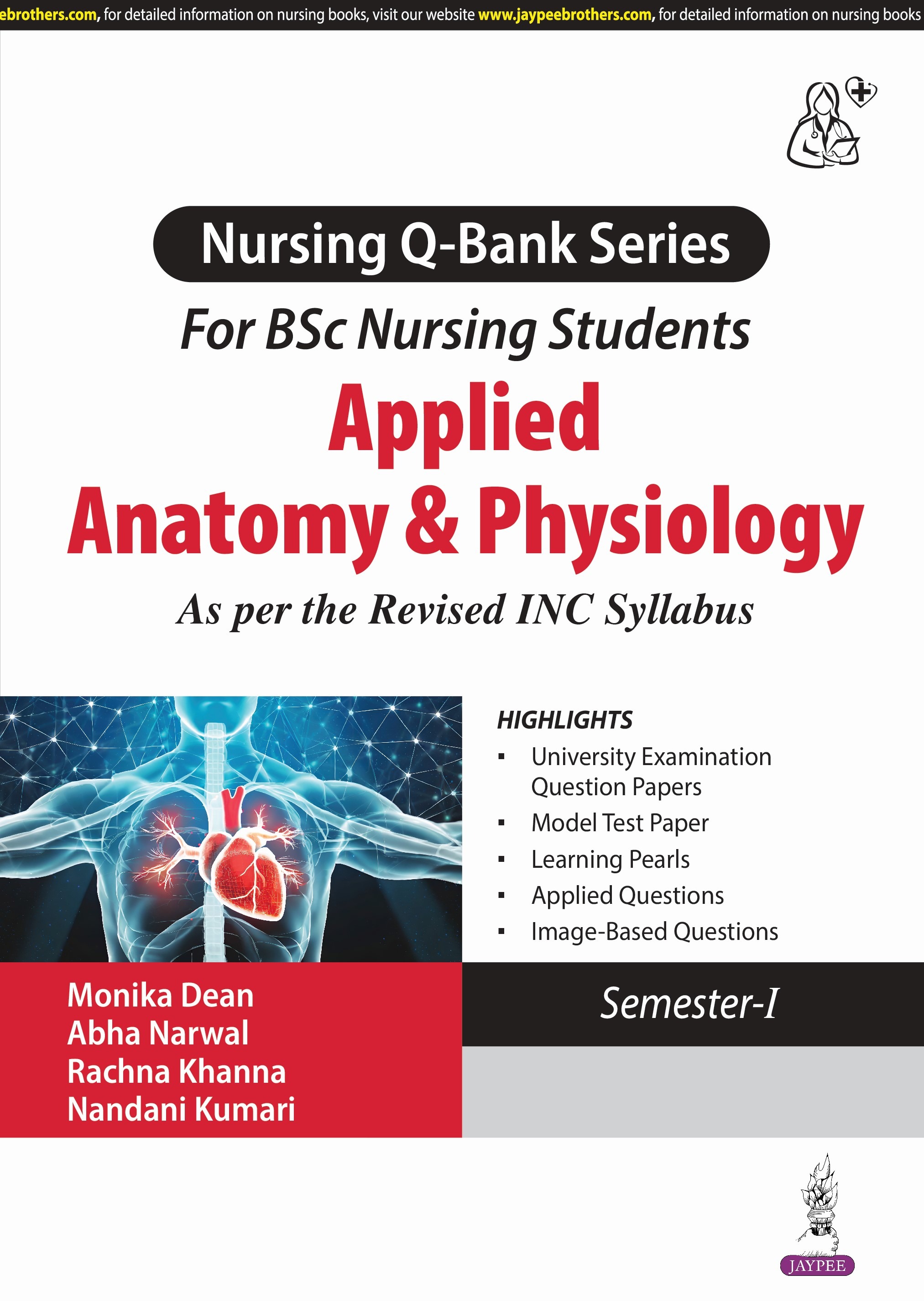 APPLIED ANATOMY & PHYSIOLOGY (NURSING Q-BANK SERIES FOR BSC NURSING STUDENTS)