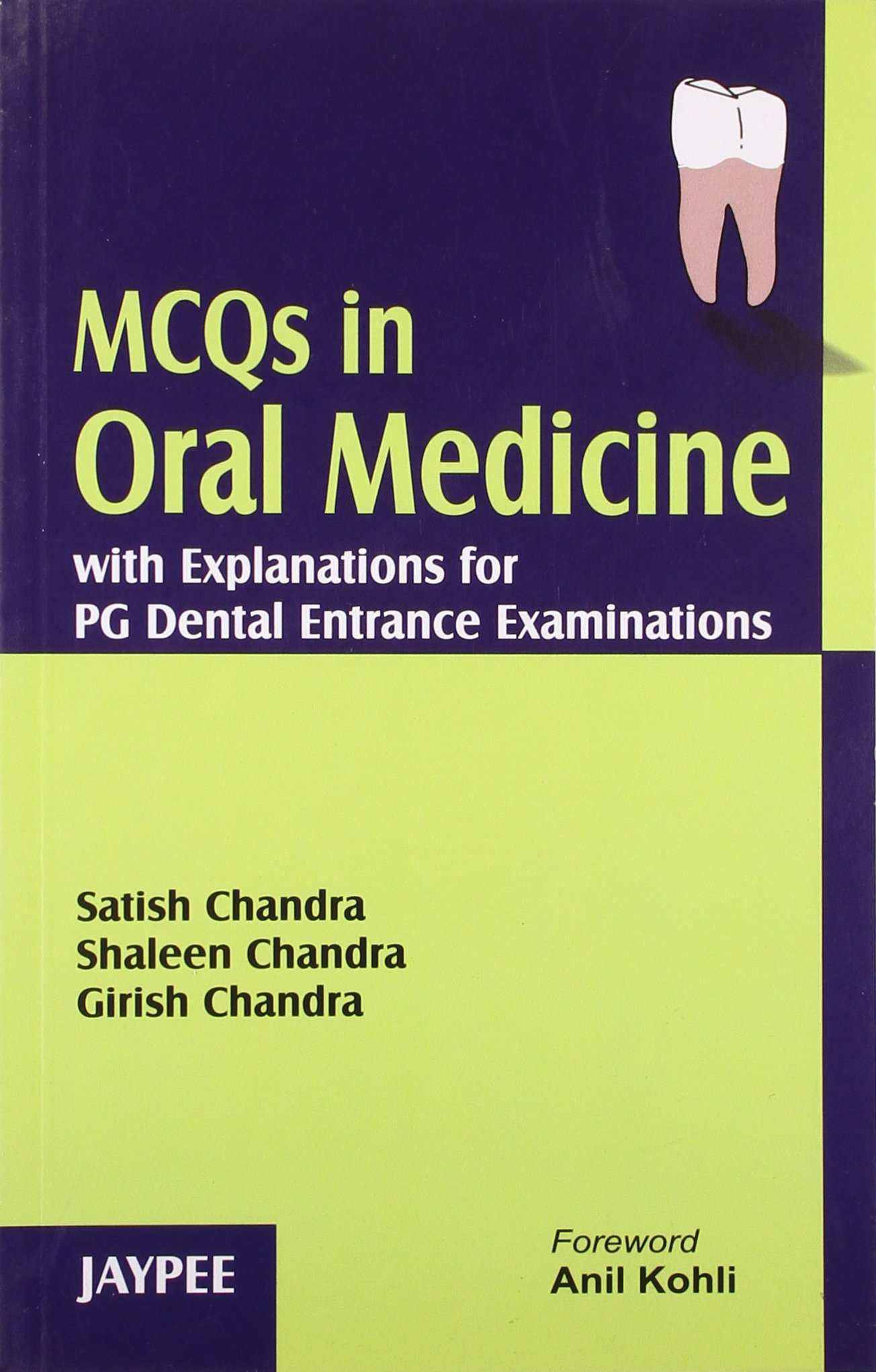 Cover of MCQS IN ORAL MEDICINE WITH EXP.FOR PG DENTAL ENT.EXAM.