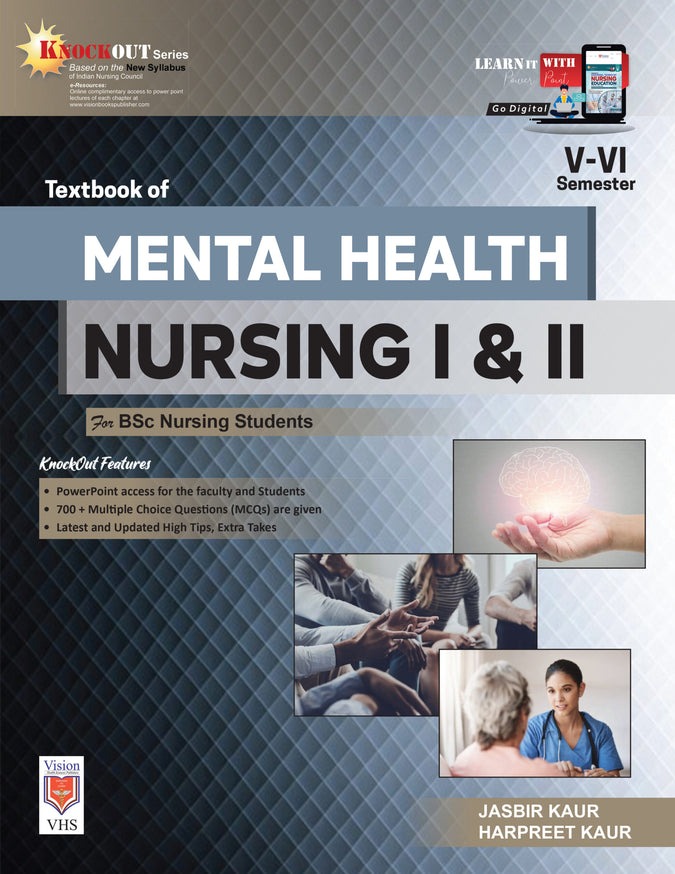 TEXTBOOK OF MENTAL HEALTH NURSING I & II