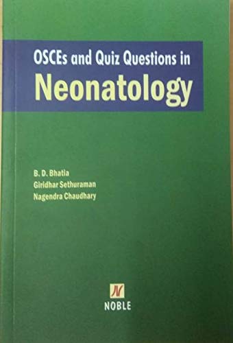 Osces And Quiz Quesations In Neonatology, 1/E 2019