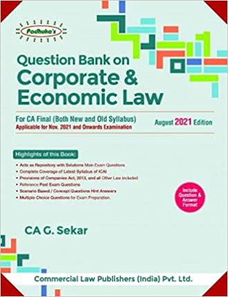 Question Bank On Corporate & Economic Law