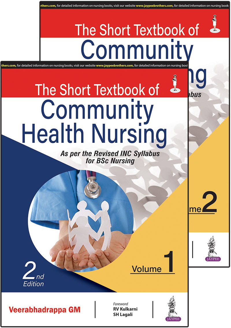 Cover of THE SHORT TEXTBOOK OF COMMUNITY HEALTH NURSING (2 VOLUMES) 2ND EDITION 2023
