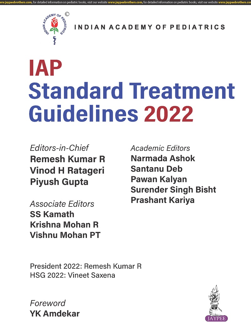 IAP STANDARD TREATMENT GUIDELINES 2022 1ST EDITION 2023