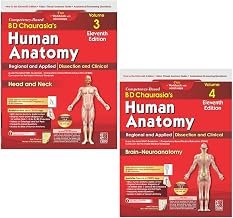 Cover of Competency–Based BD Chaurasia’s Human Anatomy: Regional and Applied; Dissection and Clinical (Vol. 3 & 4) 11th edition 2027