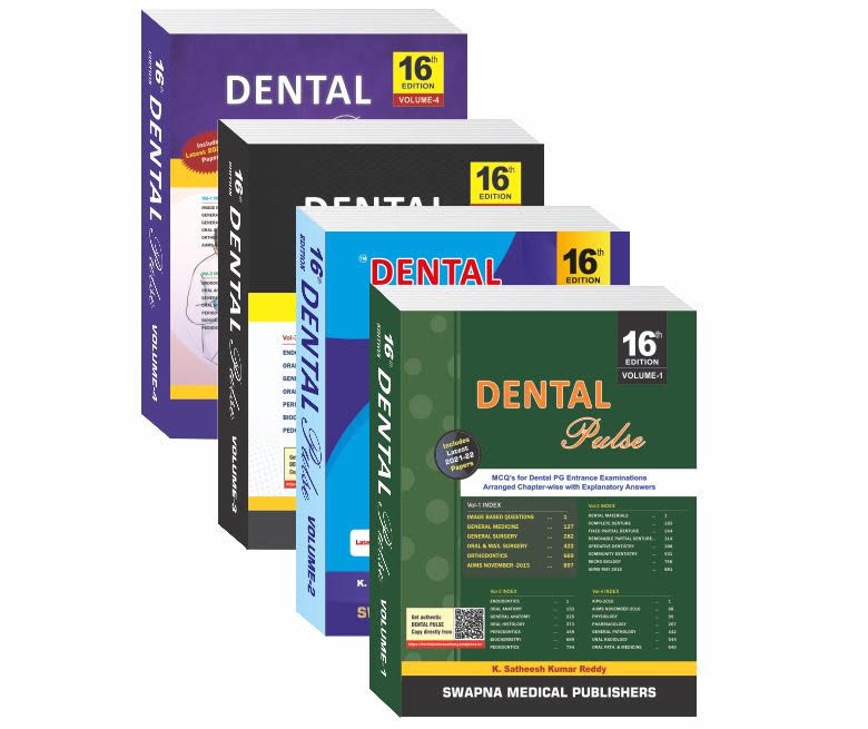 Cover of Dental Pulse – 16th Edition (Set of 4 Volumes)