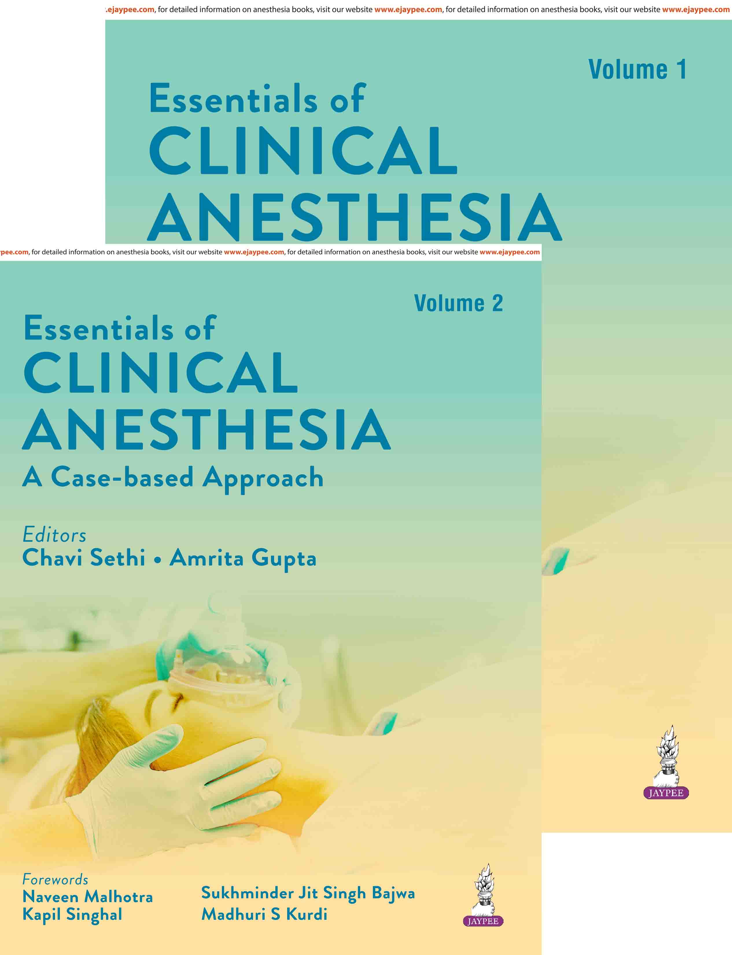 ESSENTIALS OF CLINICAL ANESTHESIA : A CASE-BASED APPRAOCH (2 VOLS)
