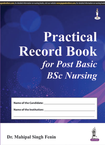 Cover of PRCATICAL RECORD BOOK FOR POST BASIC BSC NURSING 1ST EDITION 2016