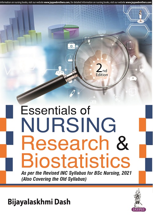 Cover of ESSENTIALS OF NURSING RESEARCH & BIOSTATISTICS 2ND EDITION 2022