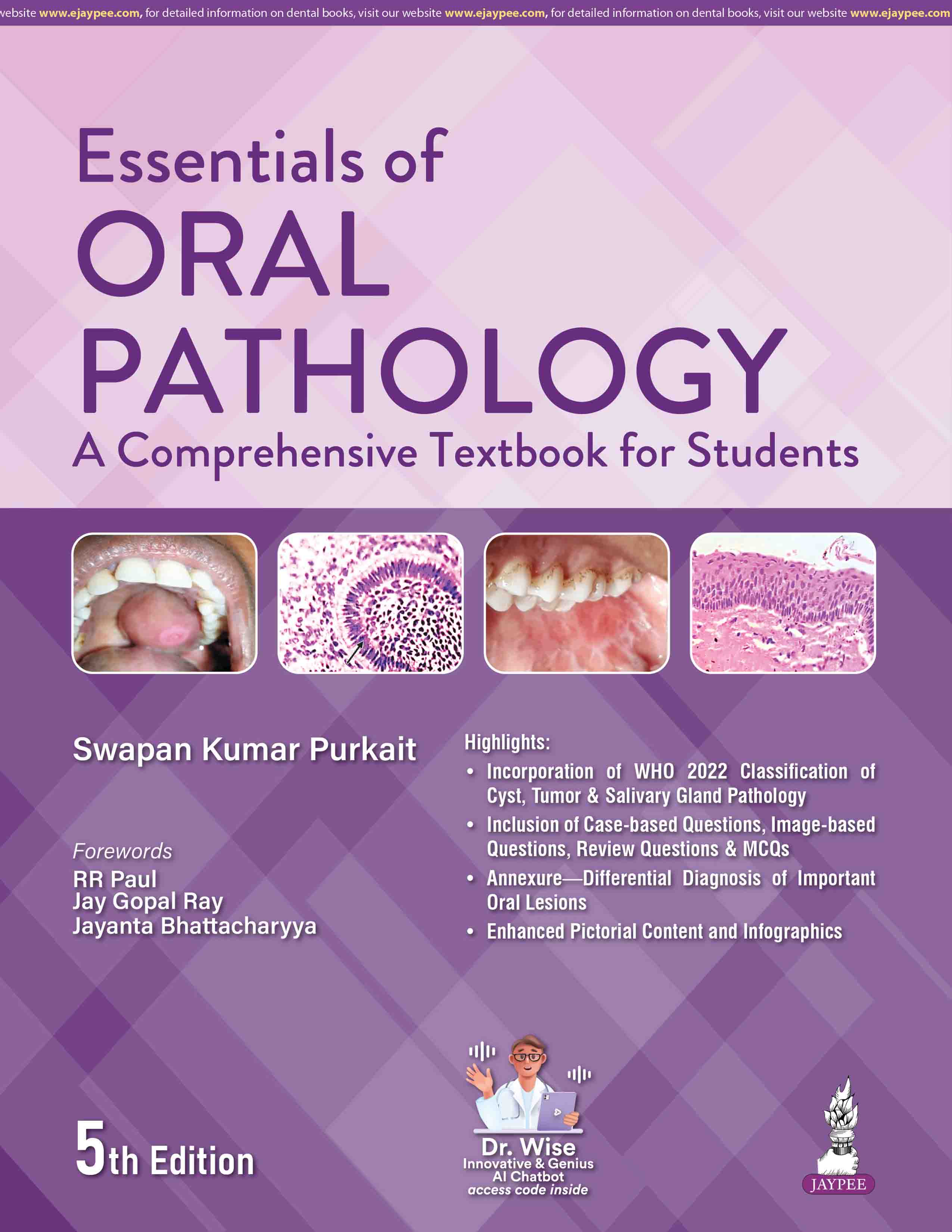 ESSENTIALS OF ORAL PATHOLOGY A COMPREHENSIVE TEXTBOOK FOR STUDENTS