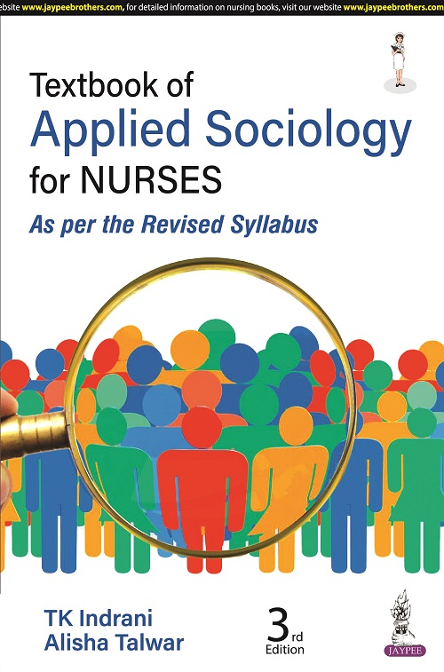 Cover of TEXTBOOK OF APPLIED SOCIOLOGY FOR NURSES 3RD EDITION 2023