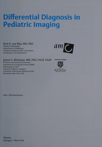 Differential Diagnosis in Pediatric Imaging