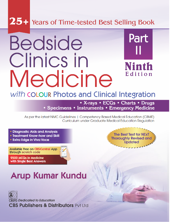 Bedside Clinics In Medicine 9Ed Part Ii With Colour Photos And Clinical Integration (Pb 2025)