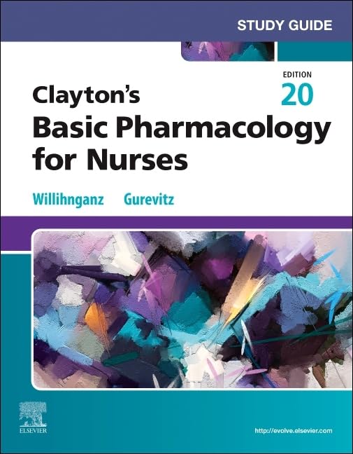 Study guide for claytons basic pharmacology for nurses 20ed (pb 2026)