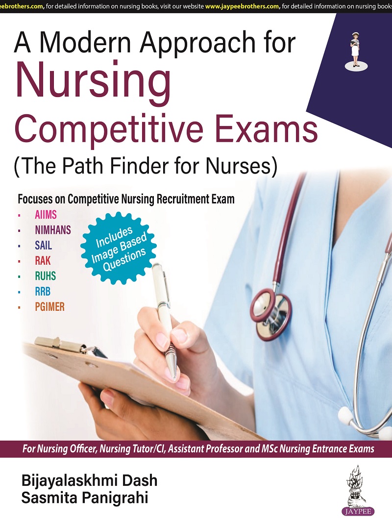 Cover of A MODERN APPROACH FOR NURSING COMPETITIVE EXAMS (THE PATH FINDER FOR NURSES) 1ST EDITION 2023