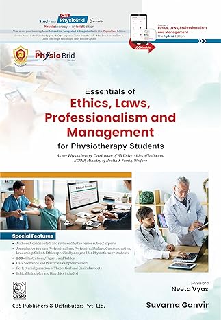 Essentials Of Ethics Laws Professionalism And Management For Physiotherapy Students (Pb 2025)