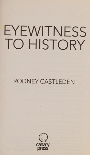 Eyewitness to History