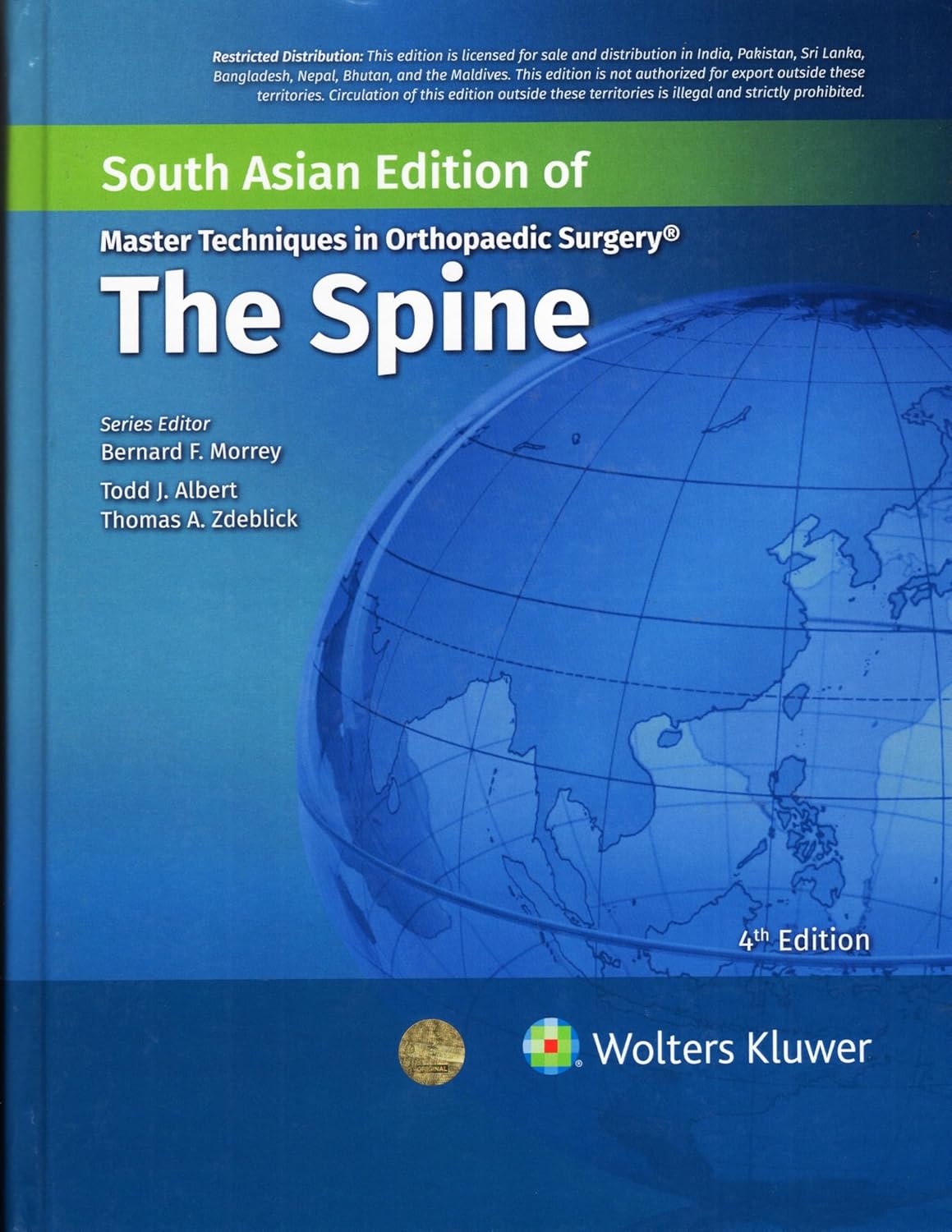 Master Techniques In Orthopaedic Surgery The Spine 4Ed (Sae) (Hb 2024)
