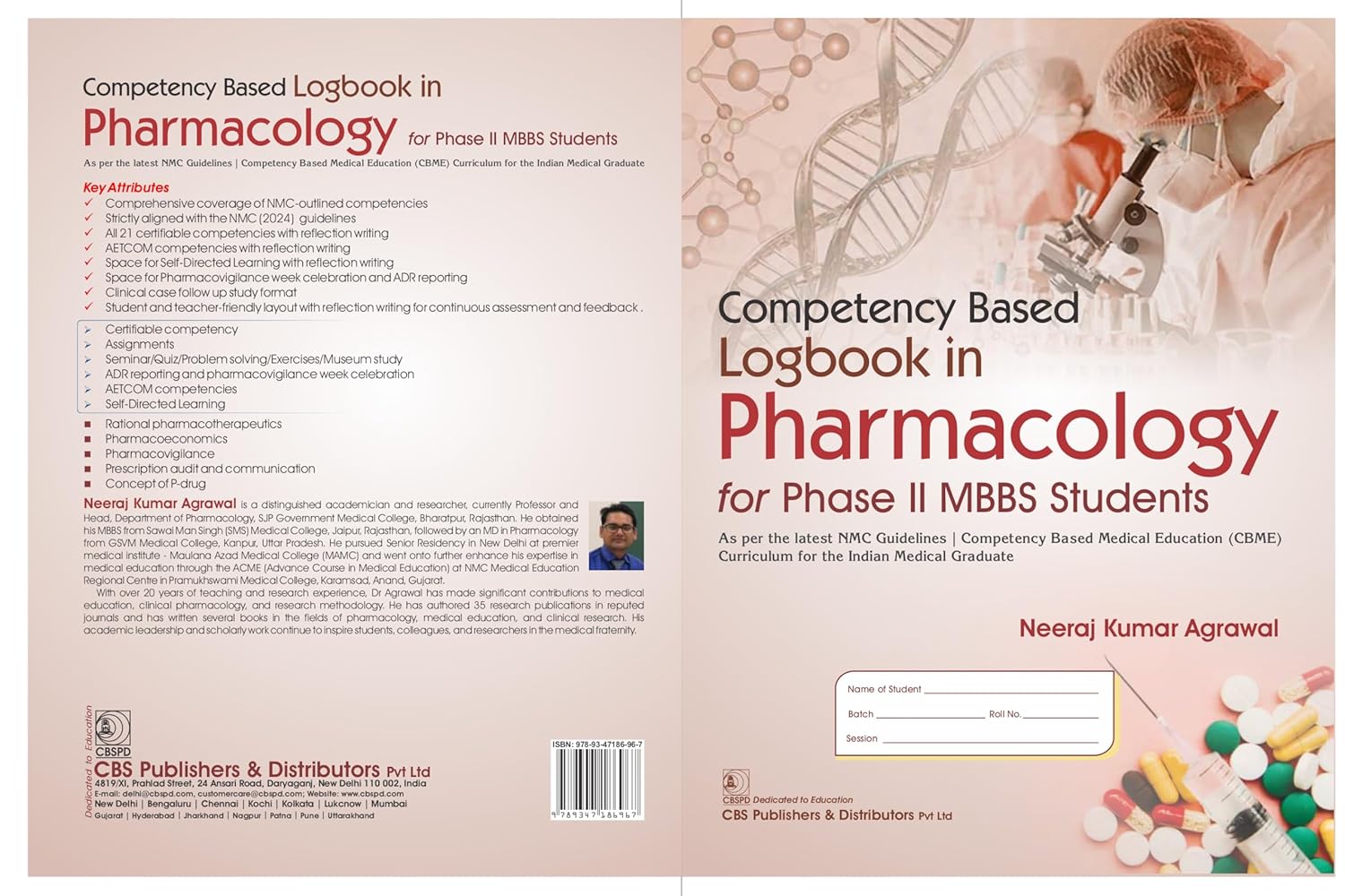 Competency Based Logbook In Pharmacology For Phase Ii Mbbs Students (Pb 2026)