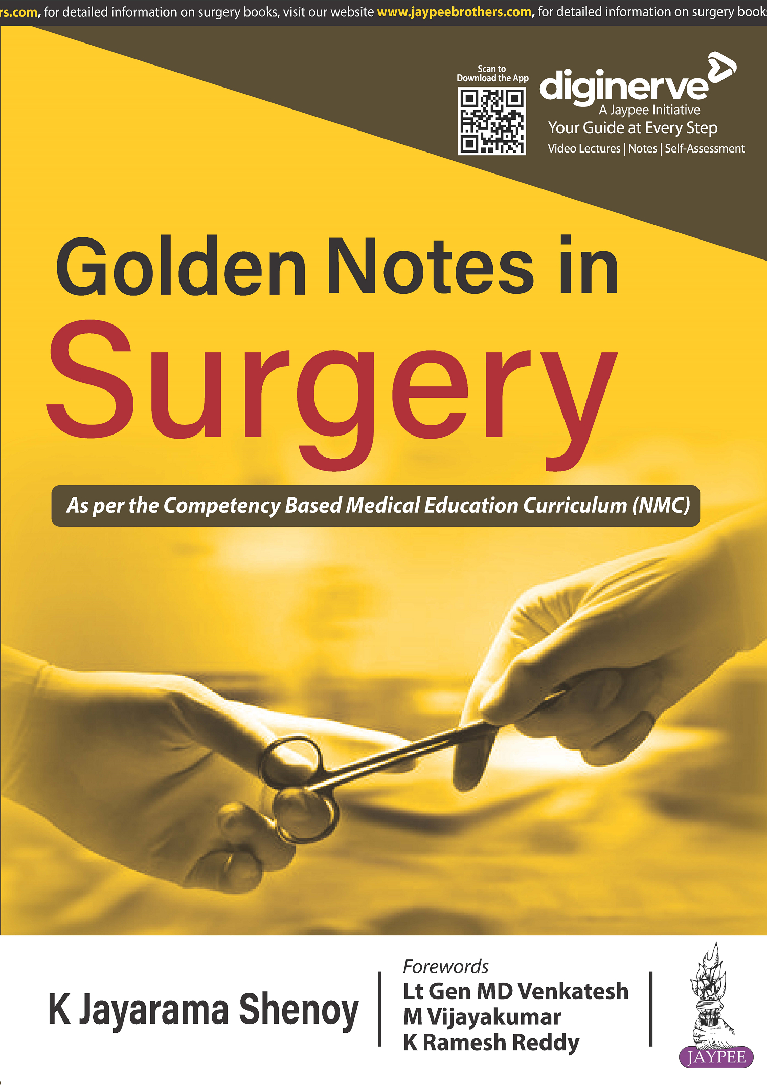 GOLDEN NOTES IN SURGERY 1ST EDITION 2023