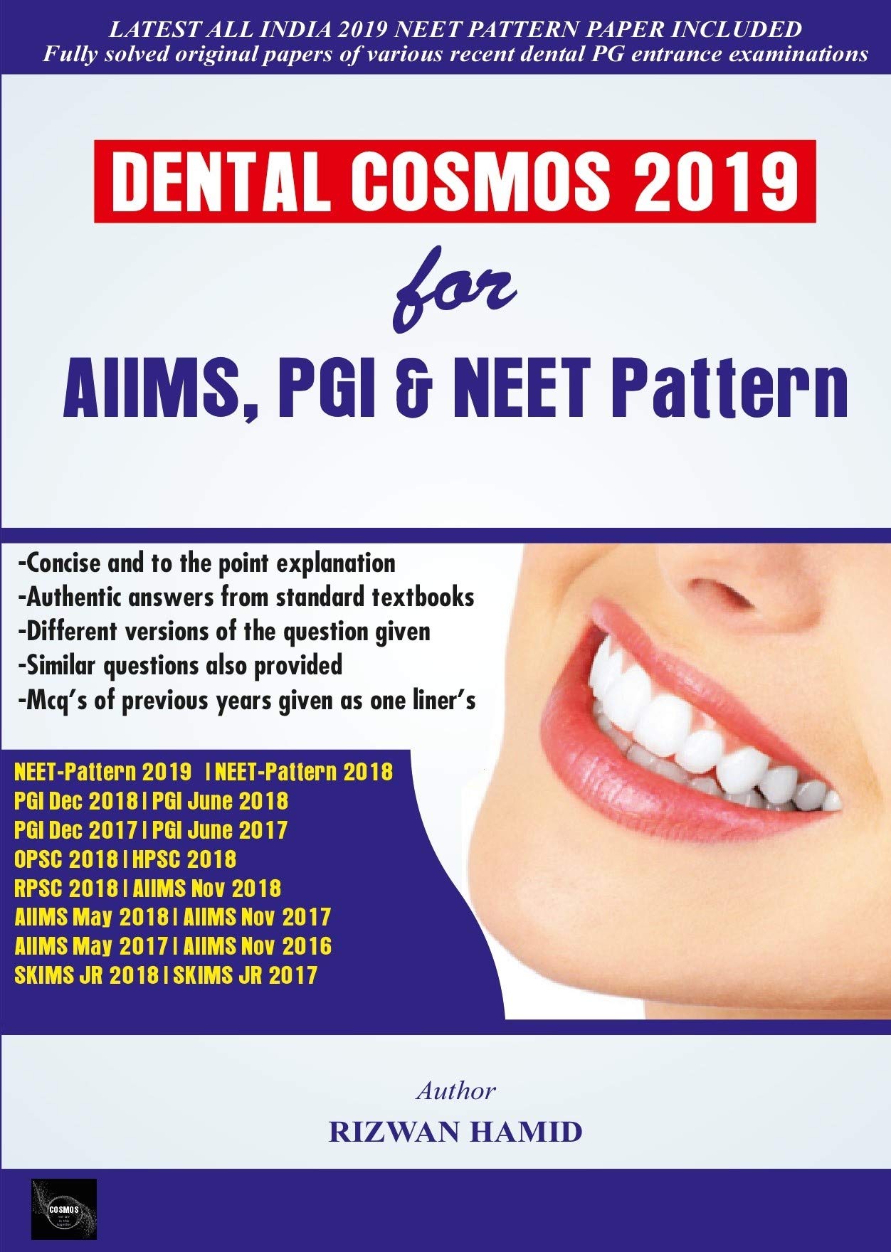 Dental Cosmos 2019 For Aiims Pgi And Neet Pattern
