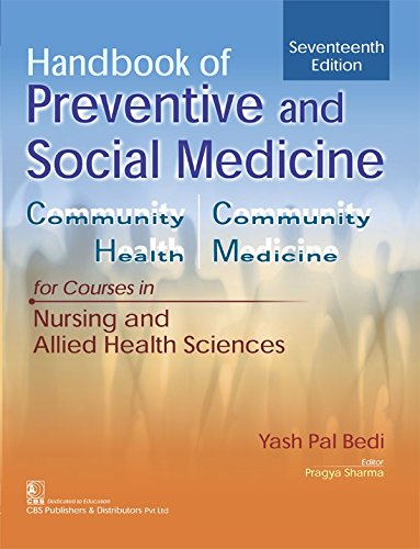 Cover of Handbook Of Preventive And Social Medicine In Nursing And Allied Health Sciences