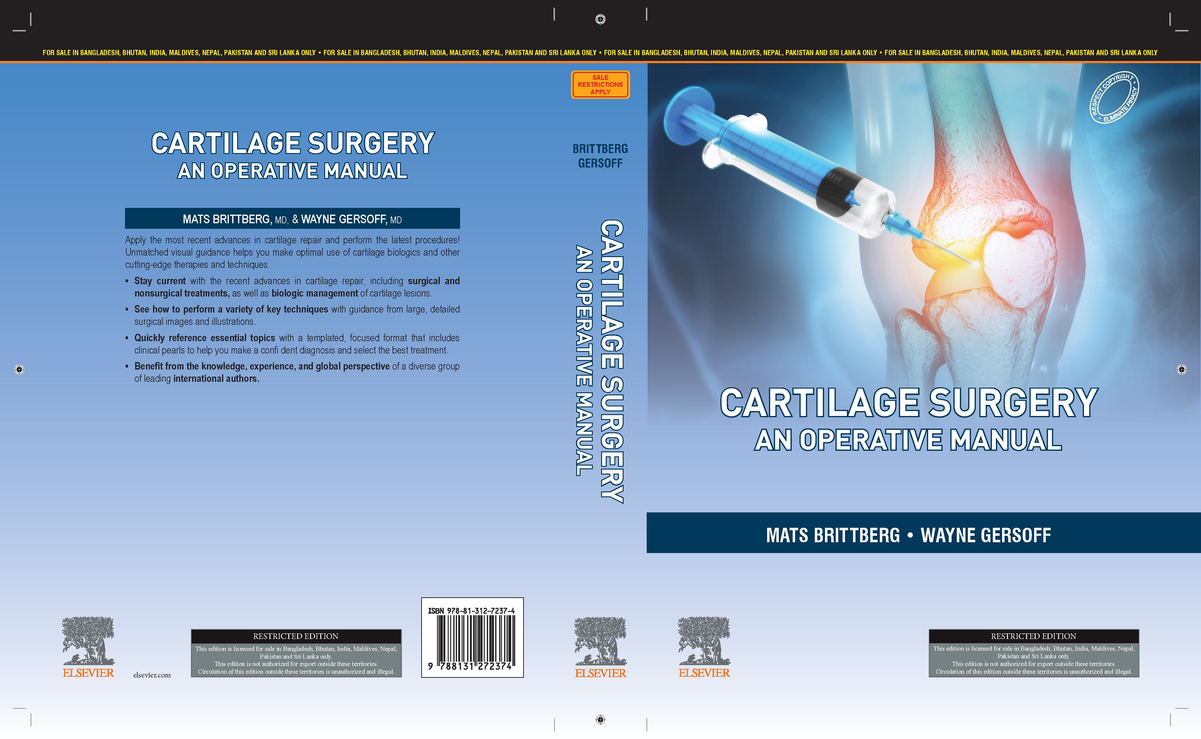 Cartilage Surgery An Operative Manual (Hb 2025)