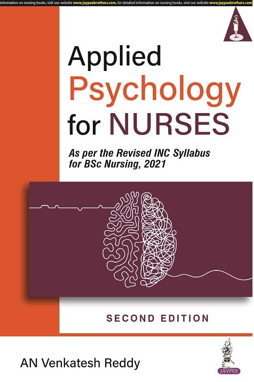 Cover of APPLIED PSYCHOLOGY FOR NURSES 2ND EDITION 2022
