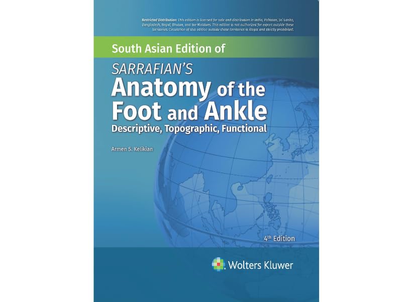 Sarrafians Anatomy Of The Foot And Ankle Descriptive Topographic Functional 4Ed (Sae) (Hb 2024)