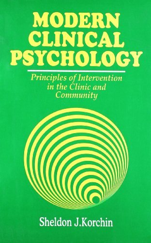 Modern Clinical Psychology 1ST EDITION 2004
