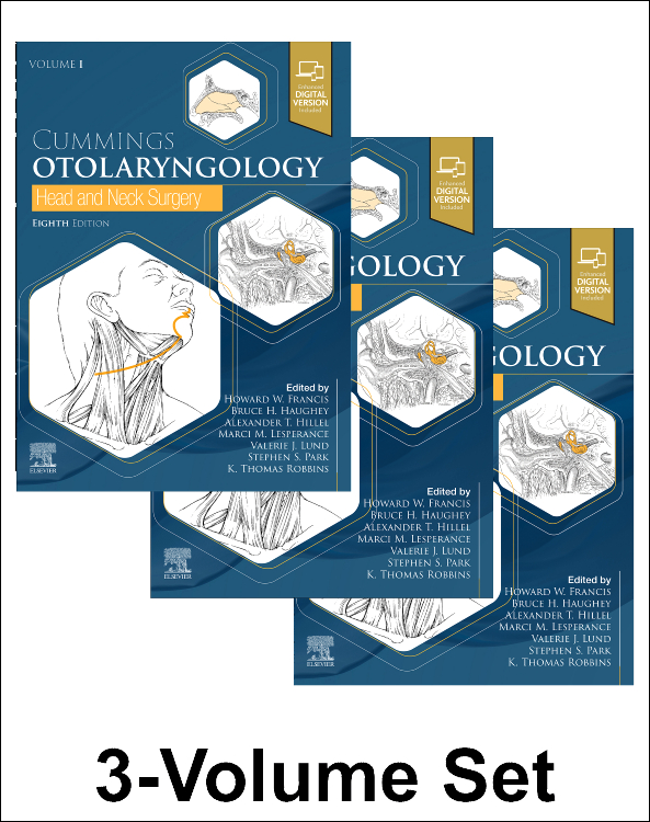 Cummings Otolaryngology Head And Neck Surgery With Access Code 3 Vol Set 8Ed (Hb 2026)