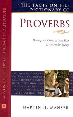 Cover of Facts on File Dictionary of Proverbs