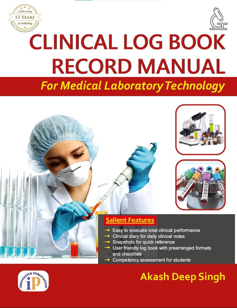 Clinical Log Book Record Manual for Medical Laboratory Technology
