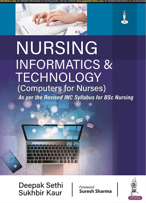 Cover of NURSING INFORMATICS & TECHNOLOGY (COMPUTERS FOR NURSES) 1ST EDITION 2023