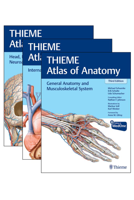 THIEME Atlas of Anatomy, Three Volume Set, 4/e