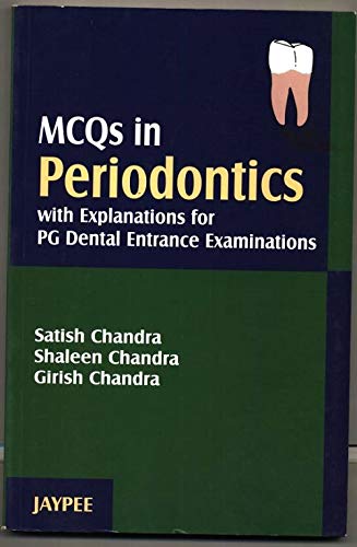 Cover of MCQS IN PERIODONTICS WITH EXPLANATIONS FOR PG DENTAL ENTRANCE EXAMINATIONS