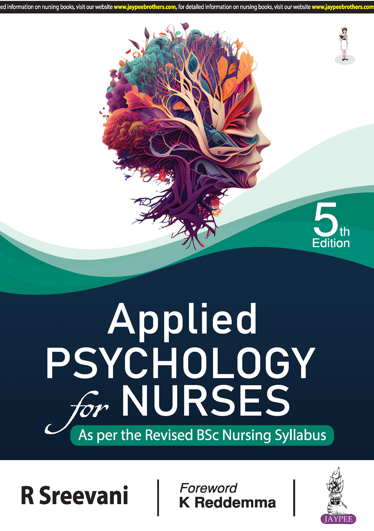 Cover of APPLIED PSYCHOLOGY FOR NURSES AS PER THE REVISED BSC NURSING SYLLABUS 5TH EDITION 2024