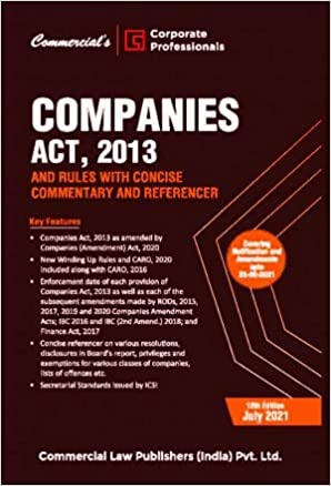 Companies Act, With Rules (Single Volume)