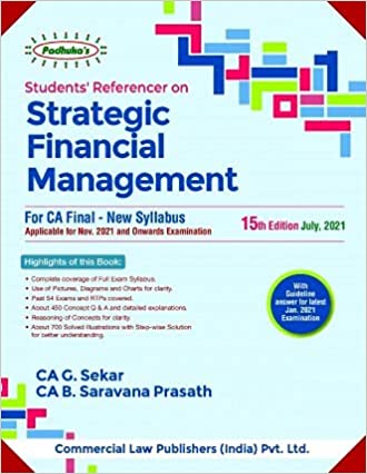 Students Referencer On Strategic Financial Management