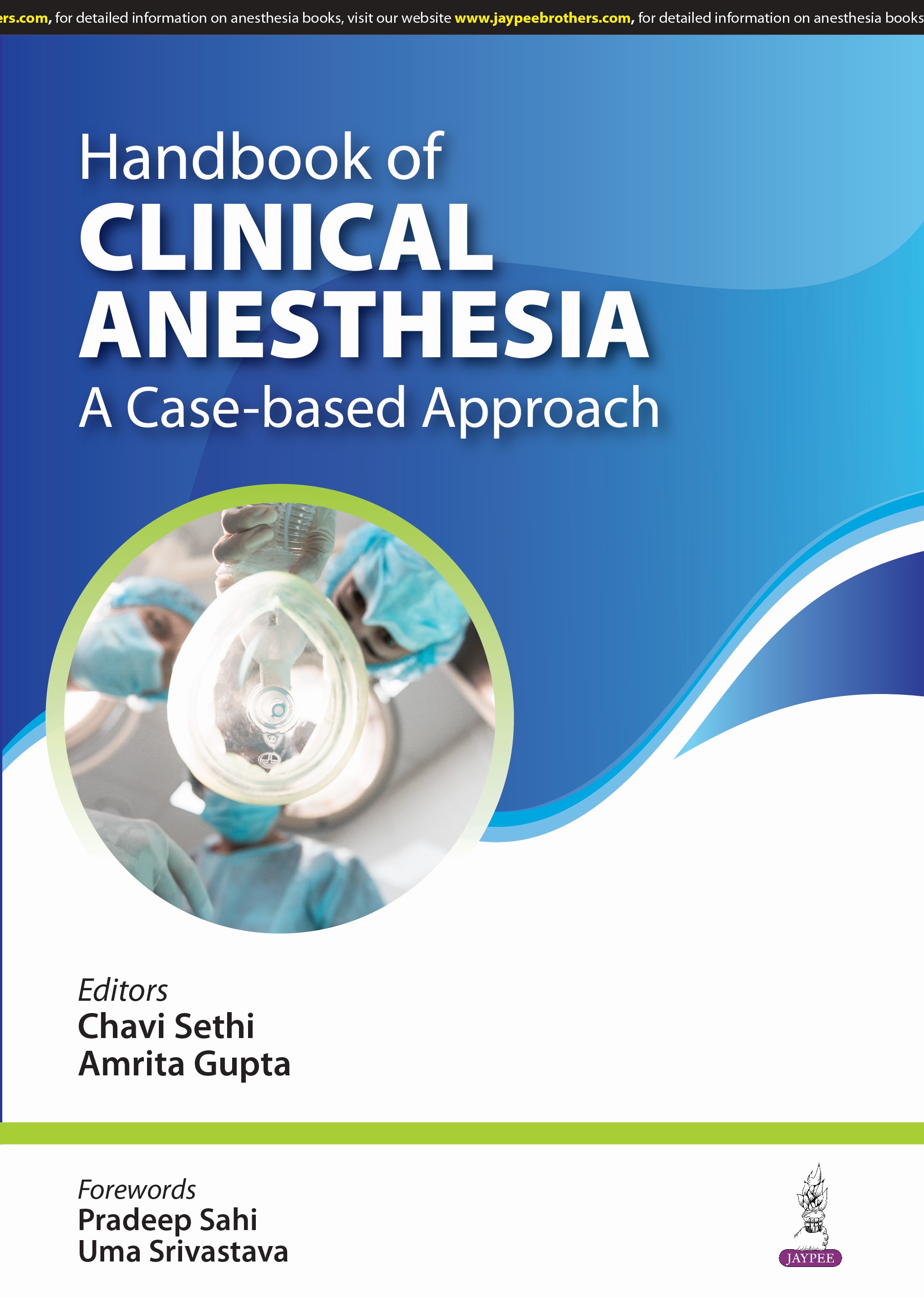 HANDBOOK OF CLINICAL ANESTHESIA: A CASE-BASED APPROACH
