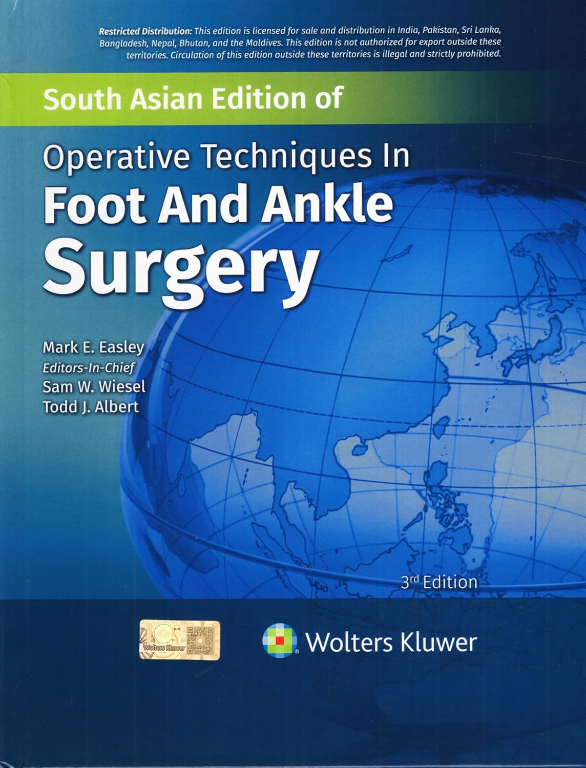 Operative Techniques in Foot and Ankle Surgery, 3rd Edition
